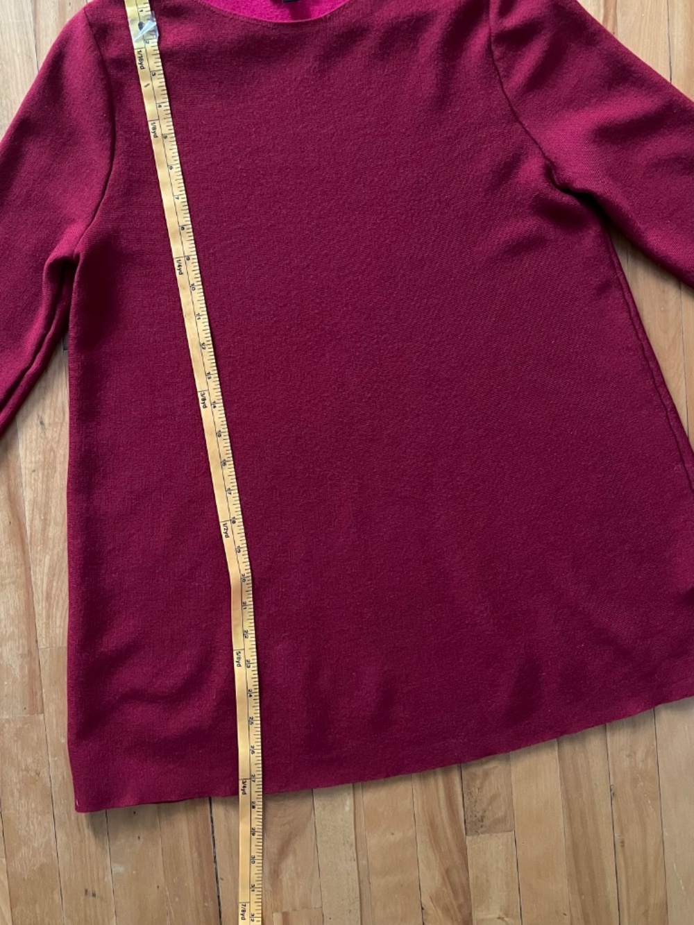 COS raspberry wool tunic - Size M - Picture 5 of 11